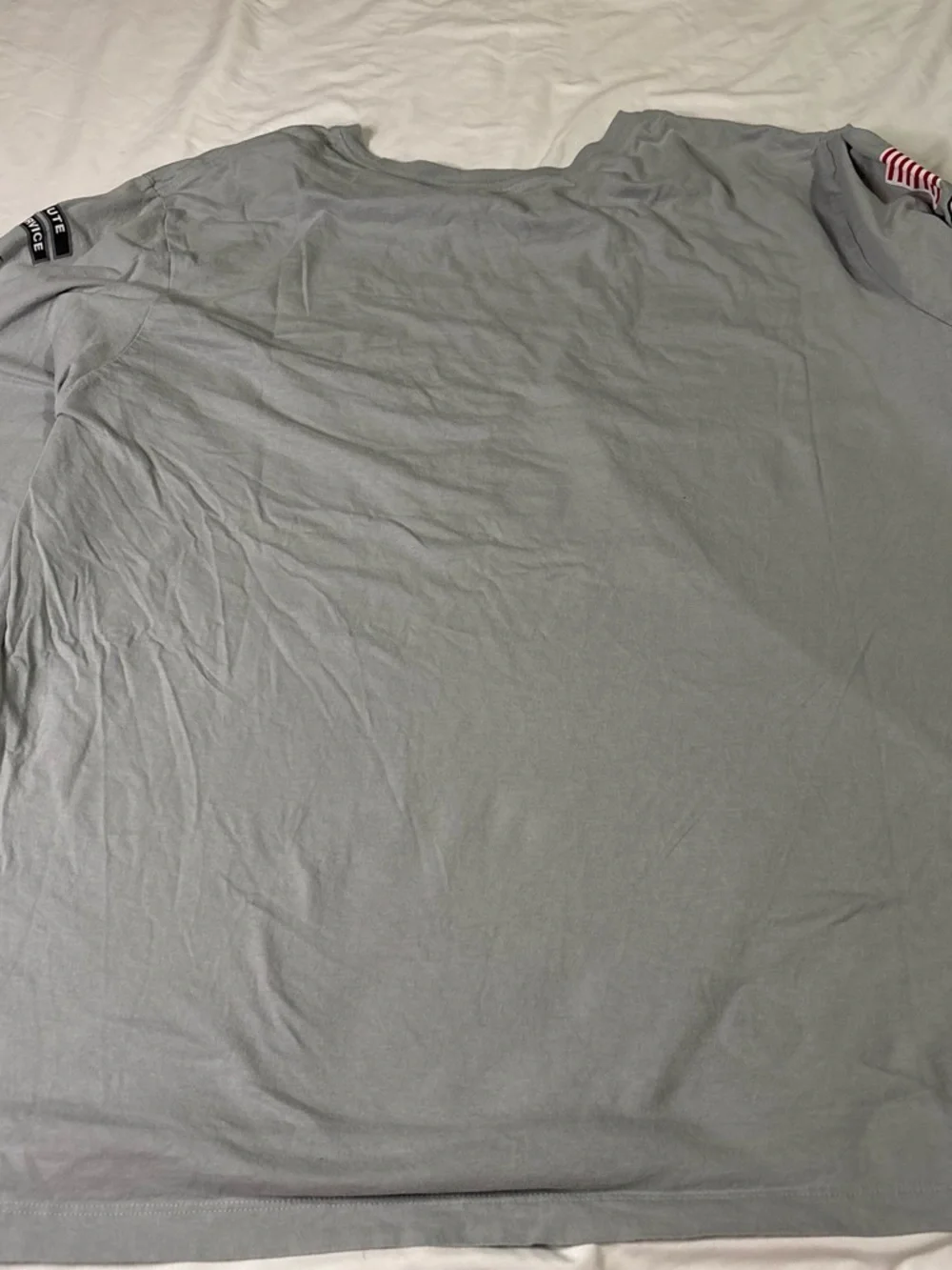 Nike Gray salute to service  Seattle Seahawks Long Sleeve Tee with Team Logo